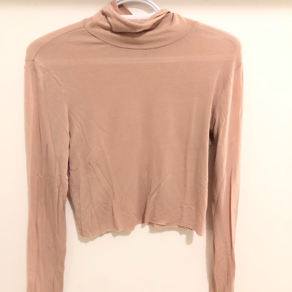 Nude Pink Turtleneck - Picture 1 of 3
